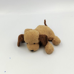 Petite peluche doudou chien marron