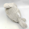 Doudou peluche phoque gris SANODIANE