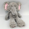 Doudou éléphant gris rose HISTOIRE D'OURS