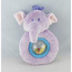 Doudou semi plat Eléphant mauve Lumpy Disney baby