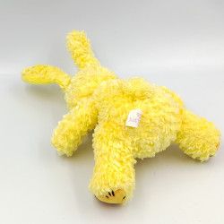 Doudou peluche lapin jaune COBICO