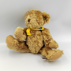 Peluche ours marron articulé PATIN COUFIN