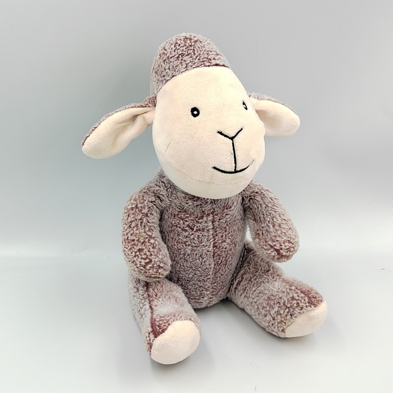 Doudou mouton marron TOM & KIDDY TOMKIDS