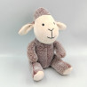 Doudou mouton marron TOM & KIDDY TOMKIDS