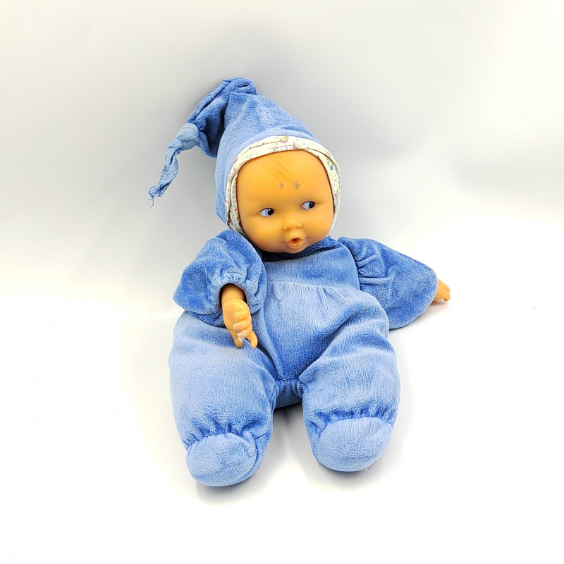 Doudou bébé poupée Baby Pouce bleu COROLLE 1997