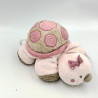 Doudou musical tortue rose marron NATTOU