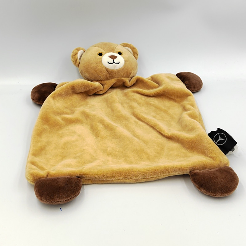 Doudou plat ours marron MERCEDES