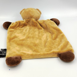 Doudou plat ours marron MERCEDES