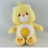 Peluche Bisounours jaune soleil  Grosjojo 2002 CARE BEARS 22 cm