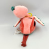 Doudou eveil oiseau flamant rose LILLIPUTIENS