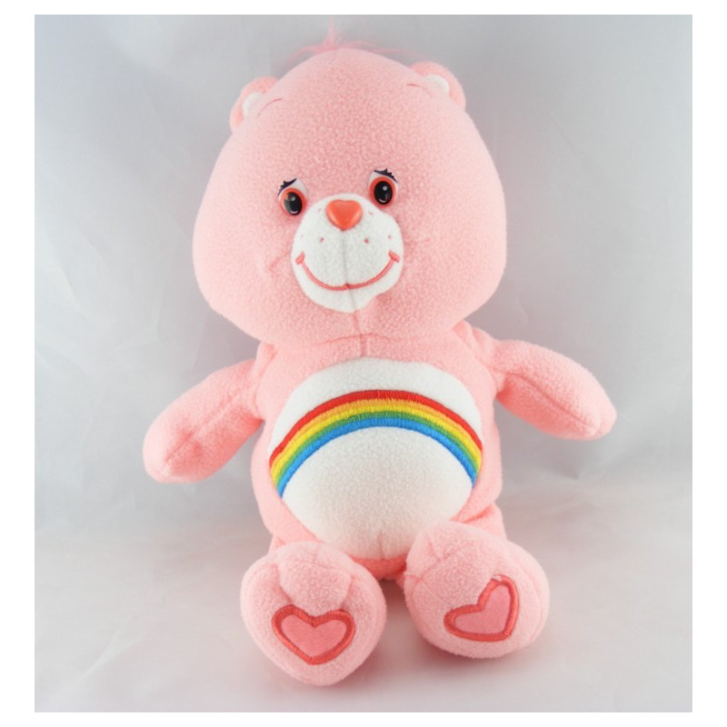 Peluche Bisounours rose Grosfarceur CARE BEARS