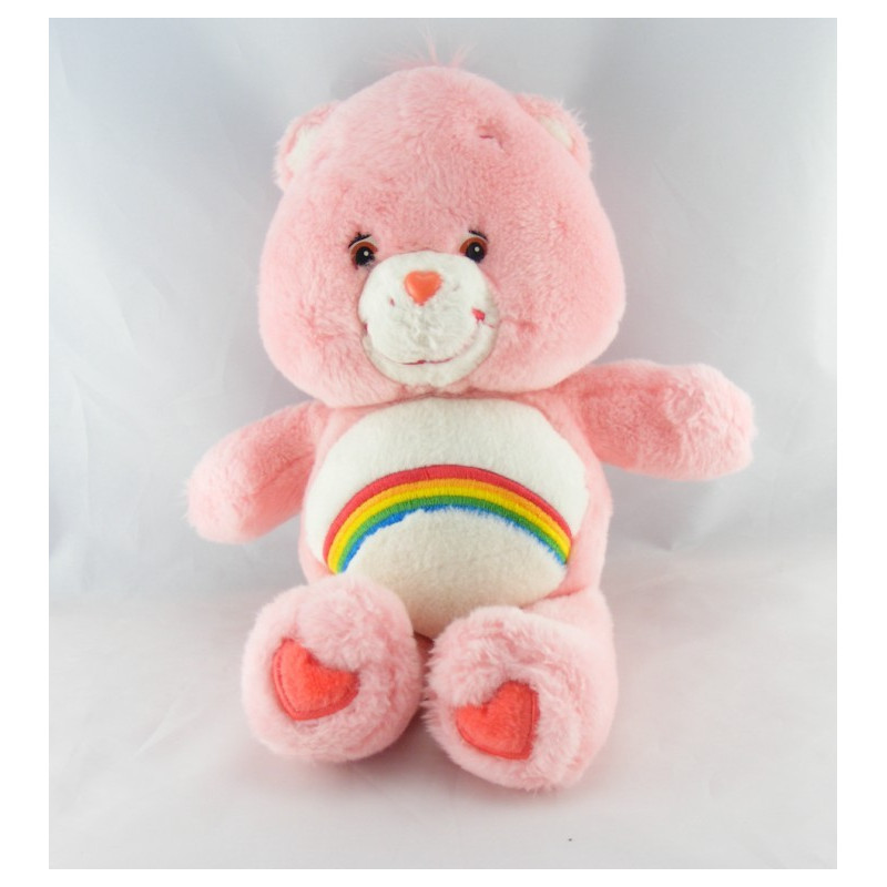 Peluche Bisounours rose Grosfarceur CARE BEARS 36 cm