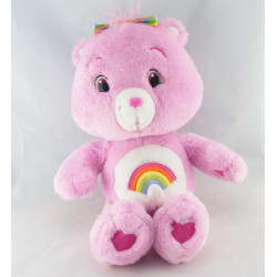 Peluche Bisounours rose Grosfarceur CARE BEARS 36 cm