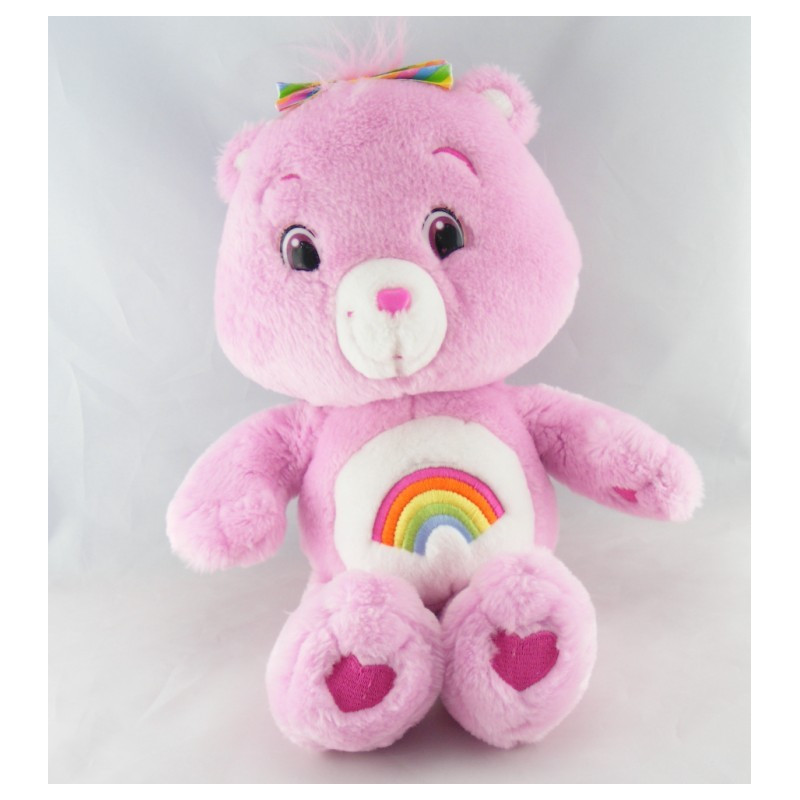 Peluche Bisounours rose Grosfarceur CARE BEARS 36 cm