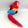 Peluche perroquet rouge ECO 6