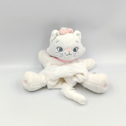 DOUDOU MARIONNETTE CHAT BLANC MARIE LES