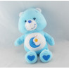 Peluche Bisounours bleu Grosdodo lune étoile CARE BEARS 22 cm