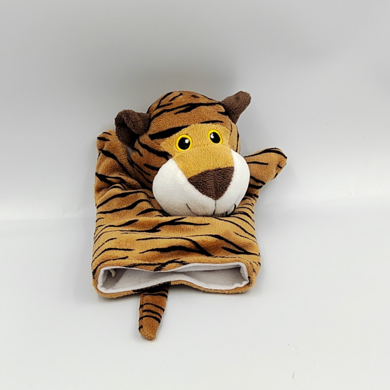 Doudou marionnette tigre NATURE PLANET