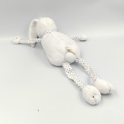 Doudou lapin blanc étoiles BOUT'CHOU BOUTCHOU