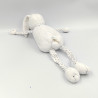 Doudou lapin blanc étoiles BOUT'CHOU BOUTCHOU