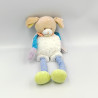 Doudou et compagnie chien blanc bleu vert orange jaune Choupidoudou