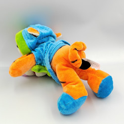 Peluche Tigrou en pyjama peignoir bleu vert DISNEY NICOTOY