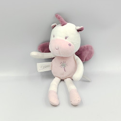 Doudou licorne rose GIPSY