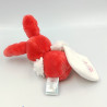 Petit Doudou poussin rouge mouchoir déguisé en lapin BABY NAT