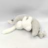 Doudou musical phosphorescent lune lapin ours gris blanc étoiles Douce nuit MOTS D'ENFANTS