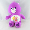 Peluche Bisounours rose avec coeur CARE BEARS