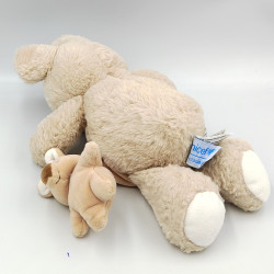 Doudou et compagnie kangourou beige Unicef