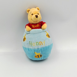 Doudou culbuto Winnie l'Ourson pot de miel DISNEY