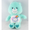 Peluche Bisounours vert Bashful Bear nuage coeur CARE BEARS