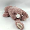 Doudou ours rose lilas brillant KSD
