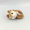 Doudou hochet biche faon marron TEX