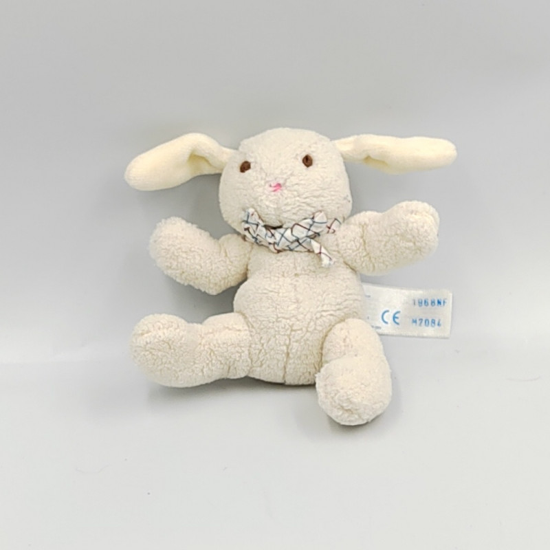 Mini doudou hochet lapin blanc Corolle