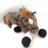 Grande peluche cheval marron blanc HAPPY FRIENDS