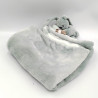 Doudou lapin bleu couverture Lapidou NATTOU