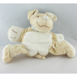 Doudou chien beige avec os JOLLYBABY