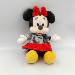 Doudou Minnie rouge gris noir Hello Star DISNEY BABY