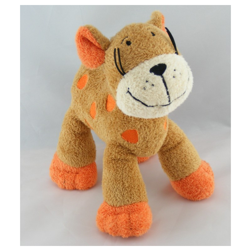 Doudou chat orange NICOTOY