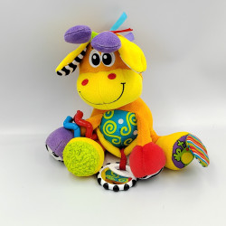 Doudou eveil girafe orange PLAYGRO