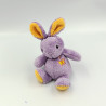 Doudou lapin mauve orange ANNA CLUB PLUSH
