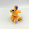 Doudou lapin orange mauve ANNA CLUB PLUSH