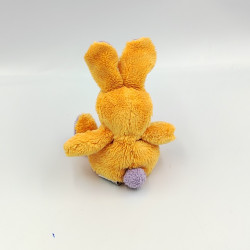Doudou lapin orange mauve ANNA CLUB PLUSH
