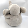 Grand doudou peluche éléphant gris NOUNOURS