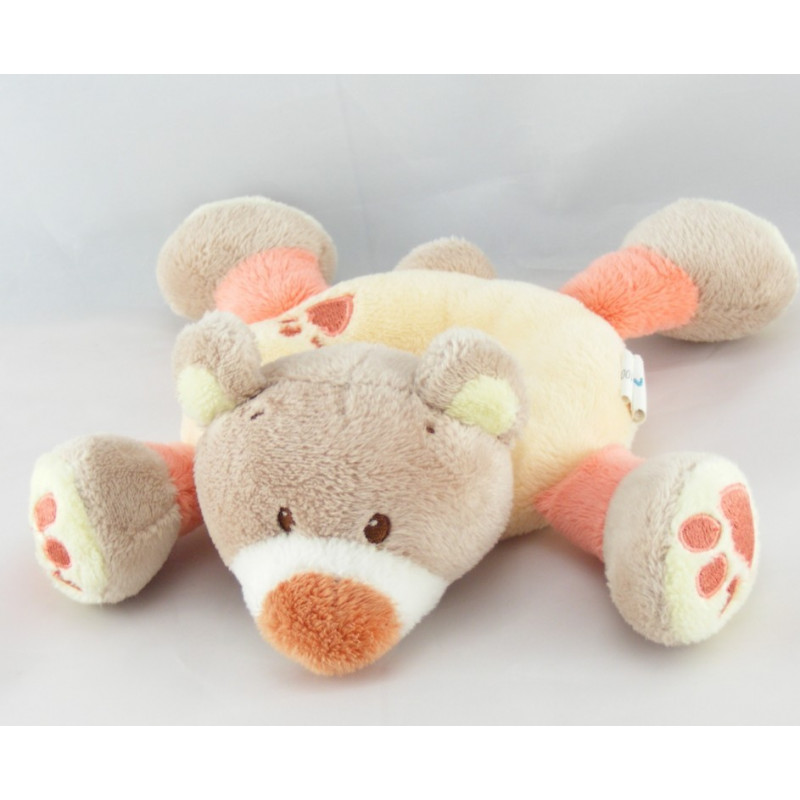 Doudou hochet anneau lapin Pol et Jade NATTOU