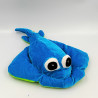 Doudou peluche raie bleu verte CP INTERNATIONAL