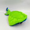 Doudou peluche raie bleu verte CP INTERNATIONAL
