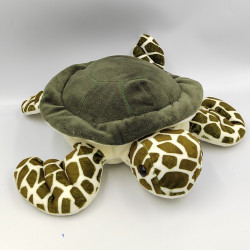Peluche tortue verte blanche